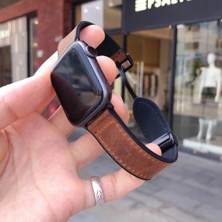 Crazy horse Dây Đeo Đồng Hồ Bằng silicone Cho apple watch series 9 8 7 6 se 5 4 3 2 iwatch ultra 2 49mm 41mm 45 44 42 38mm 40mm