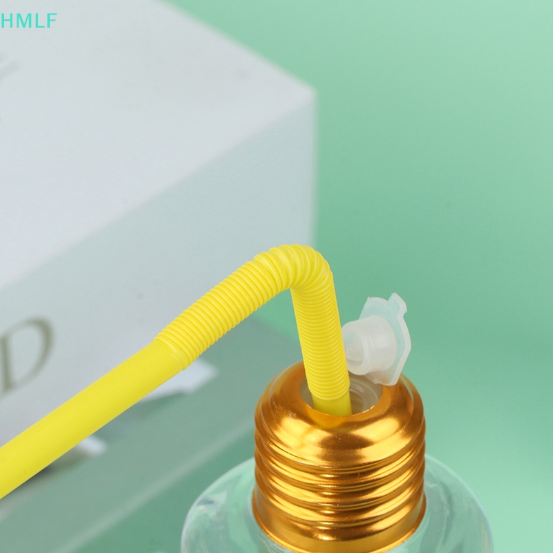 Bình Đựng Nước Hình Bóng Đèn Nhân Tạo Trong Suốt 200-500Ml