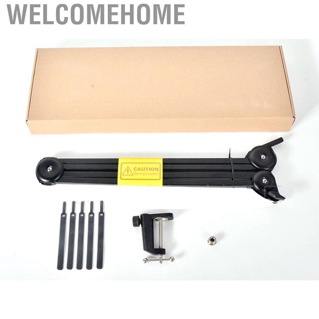 Welcomehome Microphone Boom Arm Mic Stand Springless Cantilever Bracket Condenser Live Recording Desktop