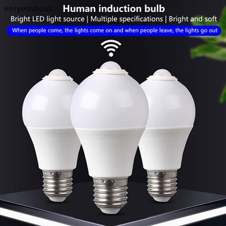 Bóng đèn led e27 cảm biến chuyển động hồng ngoại 5w 9w 15w