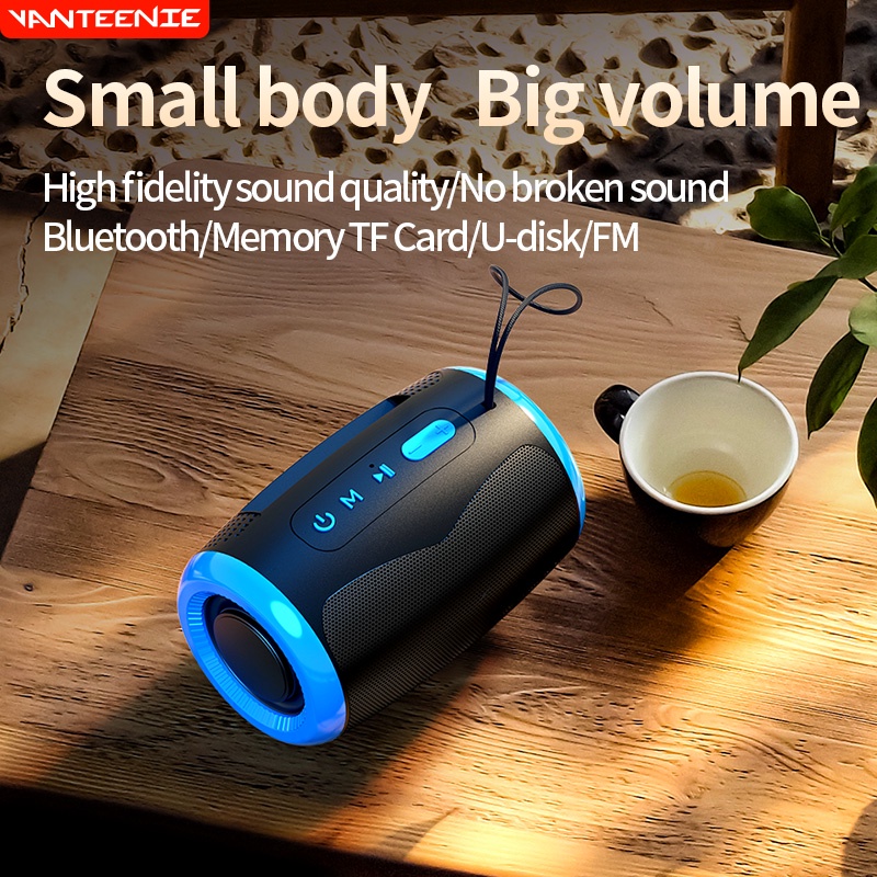 Loa Bluetooth Không Dây Chống Nước Hỗ Trợ Thẻ TF 3D Hi-Fi Và Phụ Kiện | BigBuy360 - bigbuy360.vn