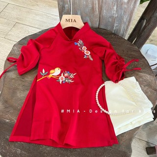 Áo Dài Lụa  Cho Bé Yêu (Lamia)