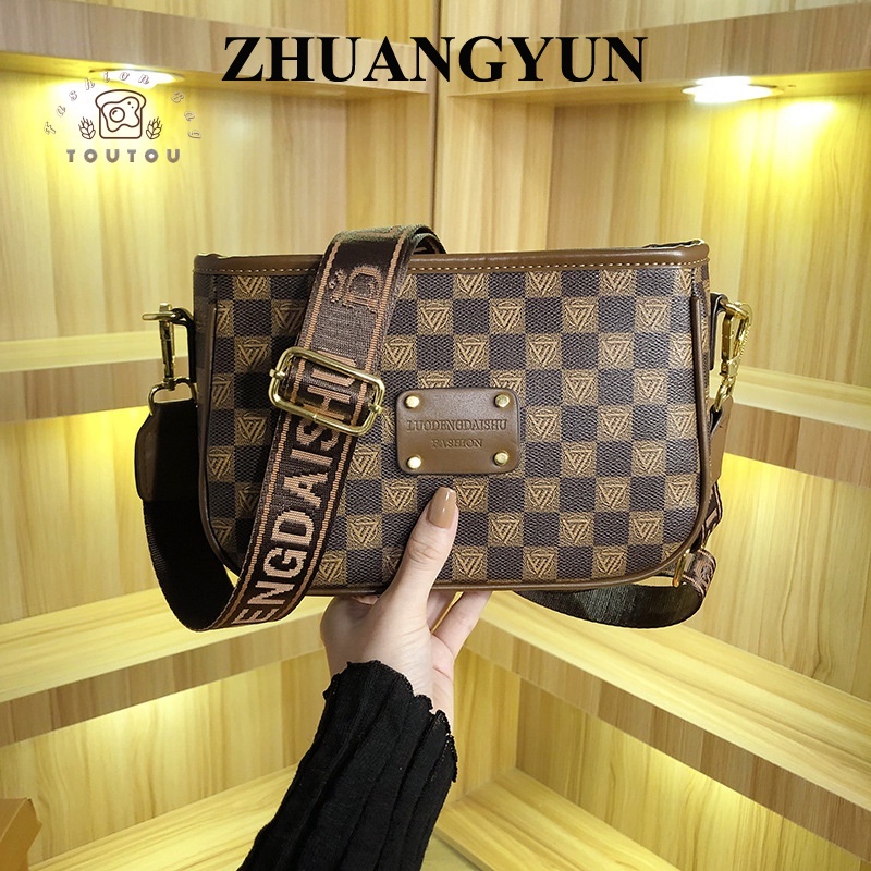 ZHUANGYUN  Túi nữ đeo vai dây xich, Túi xách Nữ đeo vai Chéo phong cách trẻ trung  2023NEW  L91TN0T 37Z230911