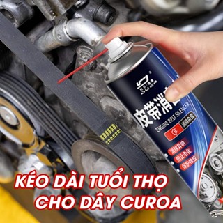 Chai Xịt Bôi Trơn Và Bảo Dưỡng Dây Curoa, Gioăng Cao Su, Giảm Tiếng Ồn Động Cơ. Chai 360ml