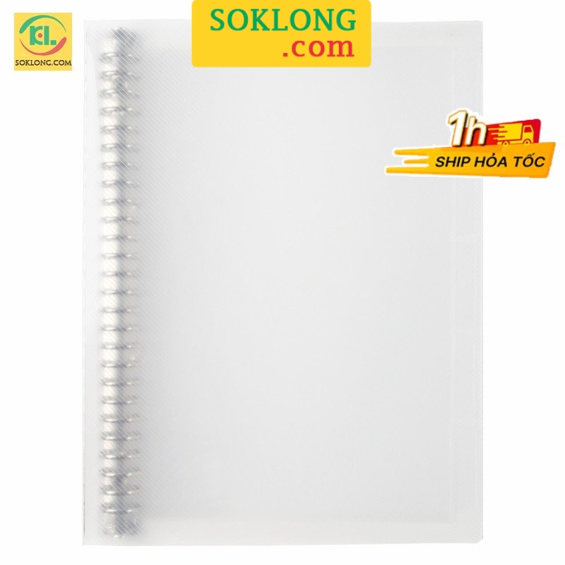 File còng sắt 26 chấu B5 Klong VPPKLONG, Bìa file thuận tiện thay giấy refill MS 549