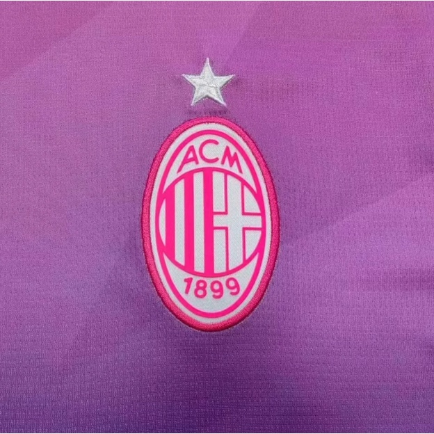 Áo Bóng Đá Người Lớn Màu Hồng Của ac milan Năm 2023
