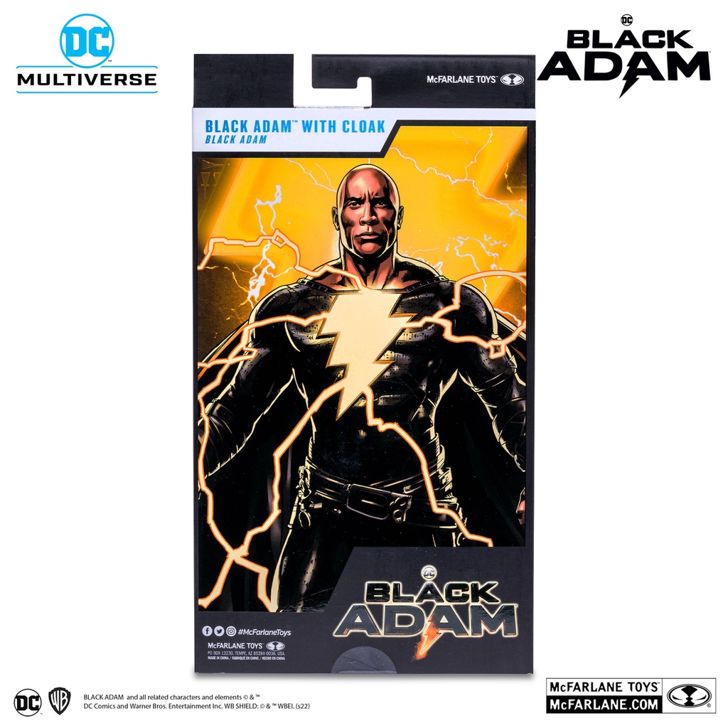 Mcdonald dc Nhân Vật black adam 23cm Độc Đáo