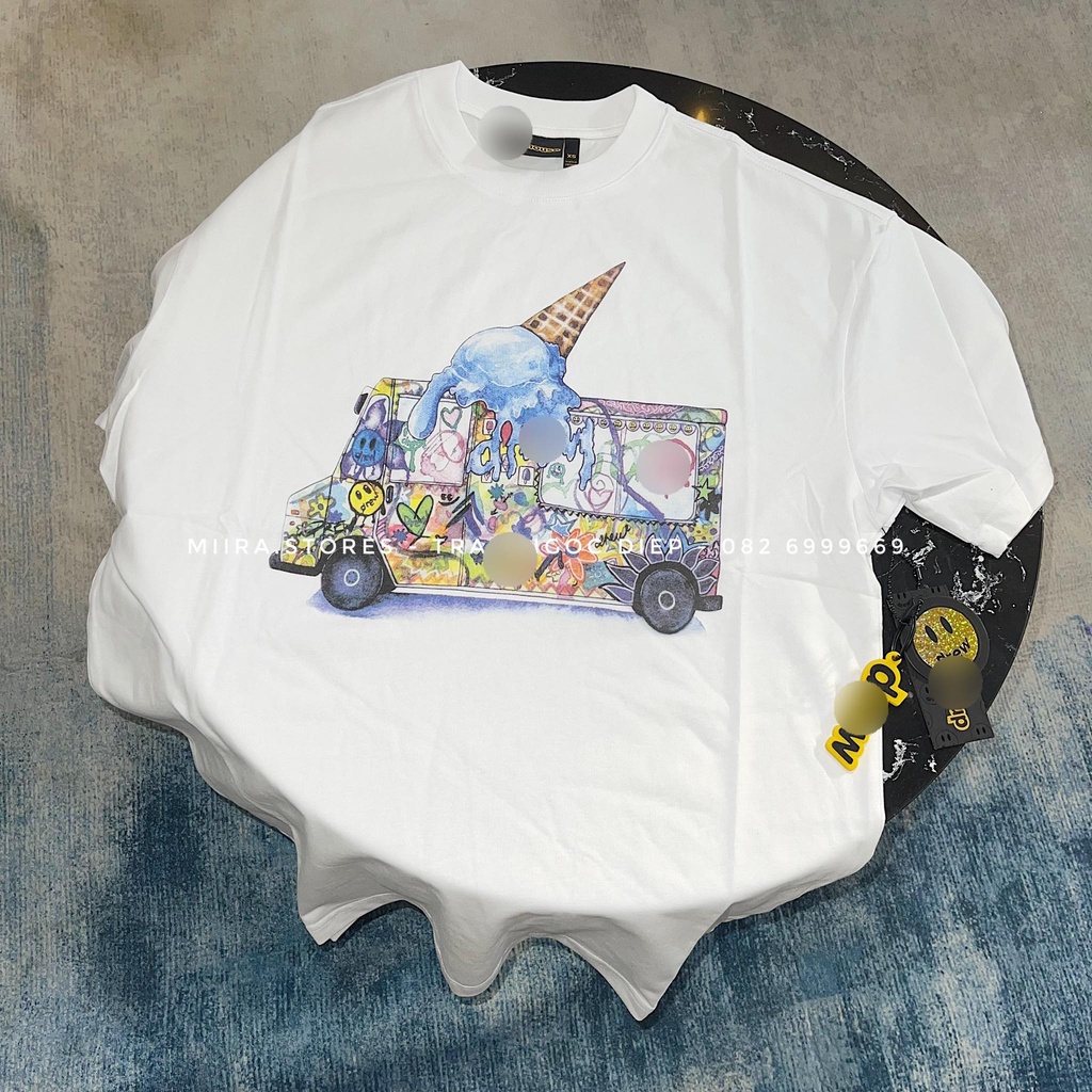 KEEP ON TRUCKIN SS TEE - Áo thun tee in hình xe Kem D