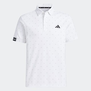 adidas Đánh gôn Áo Polo Monogram Badge of Sport AEROREADY Nam trắng HT6837