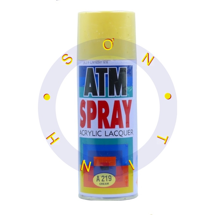 SƠN XỊT MÀU KEM CREAM ATM HOẶC WIN A219