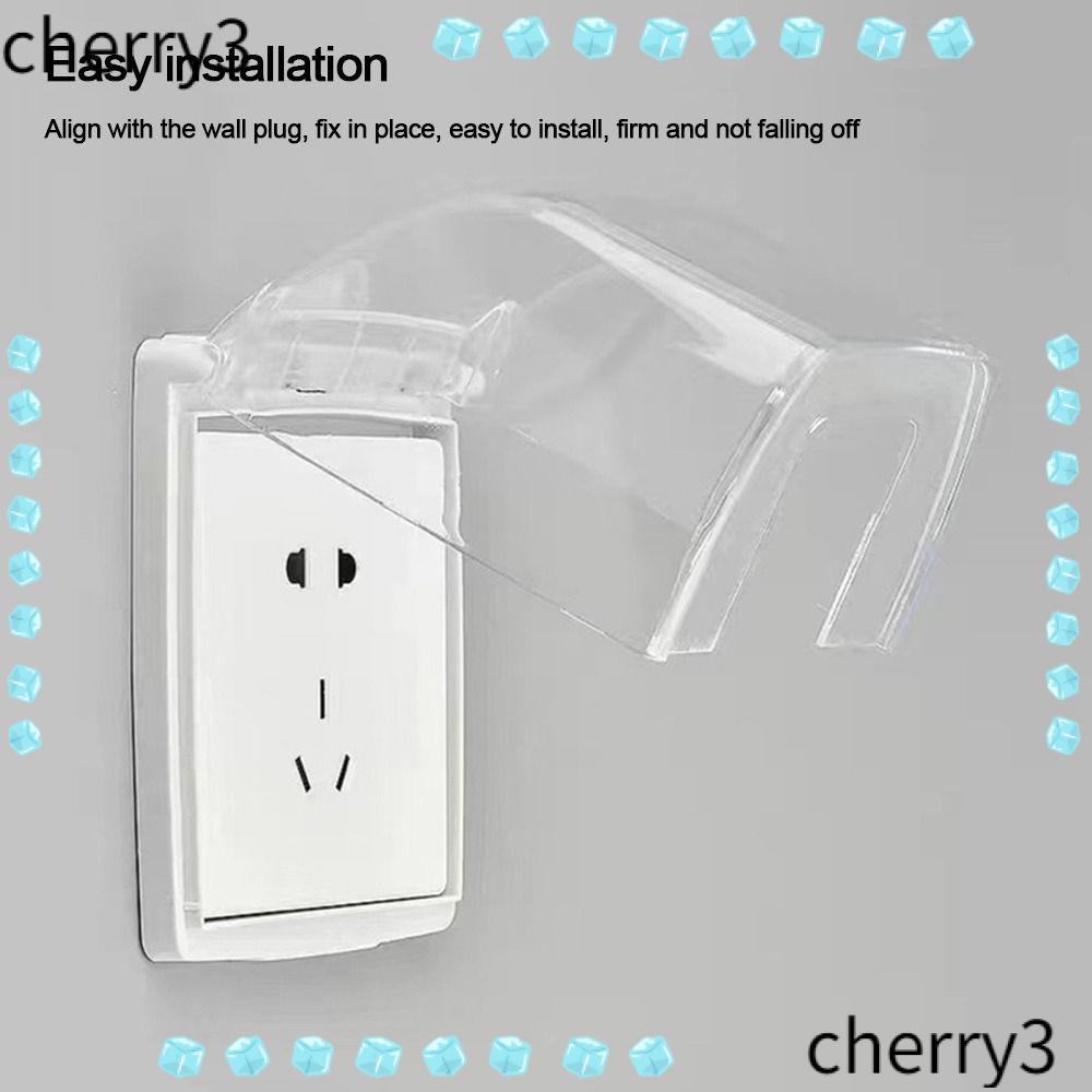 Hộp Nhựa Bảo Vệ Ổ Cắm Điện Gắn Tường Chống Nước 86 Loại cherry3
