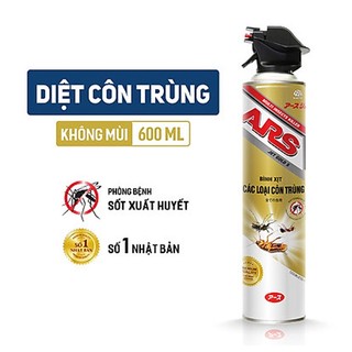 Bình xịt côn trùng ars jet gold s không mùi 600ml
