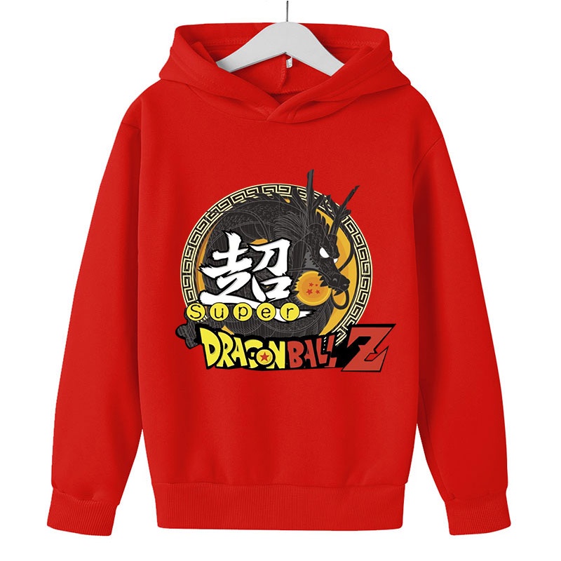 Áo hoodie In Hình goku dragon ball Thời Trang Mùa Thu Cho Bé