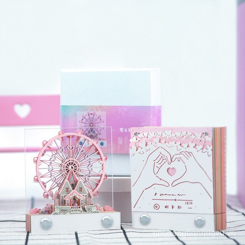 Giấy Ghi Chú 3d Hình Bánh Xe Dễ Thương