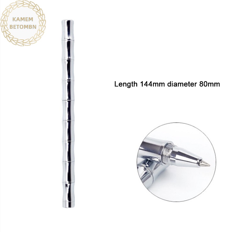 1 Bút Bi Vỏ Đồng Thau Họa Tiết Sáng Tạo