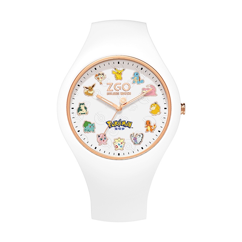 Đồng hồ trẻ em Pokémon chung đồng hồ đeo tay nam nữ học sinh chống thấm nước đồng hồ silicon hoạt hình dễ thương