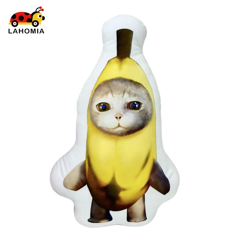 LAHOMIA Mèo Nhồi Bông Trang Trí Dễ Thương