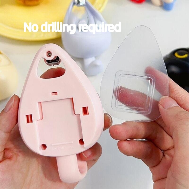 Set 4 Móc Treo Đồ Gắn Tường Hình Mèo Dễ Thương