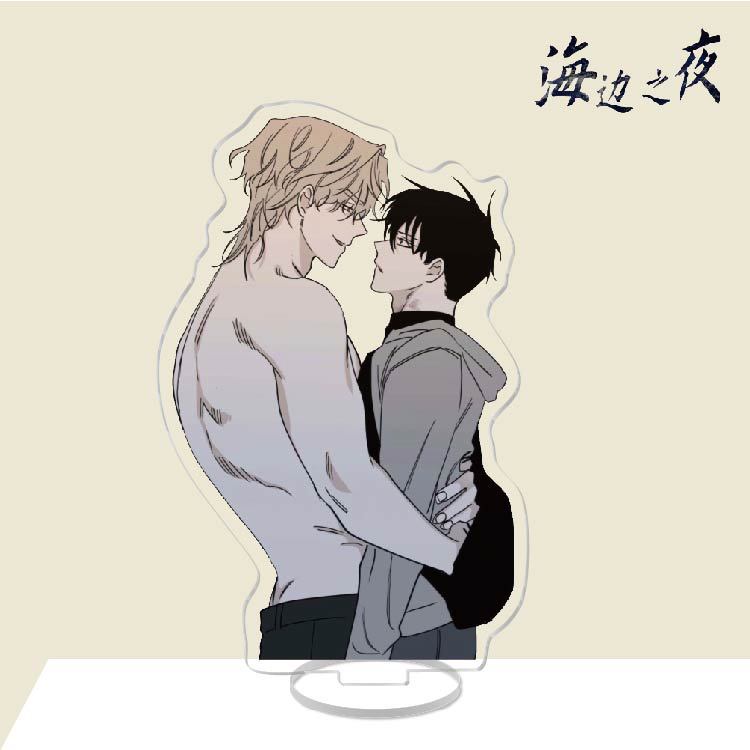 Mô hình Standee Đêm bên bờ biển Manhwa Low Tide in Twilight Yeo TaeJu Kim EuiHyun Korean BL Manwha Dễ thương