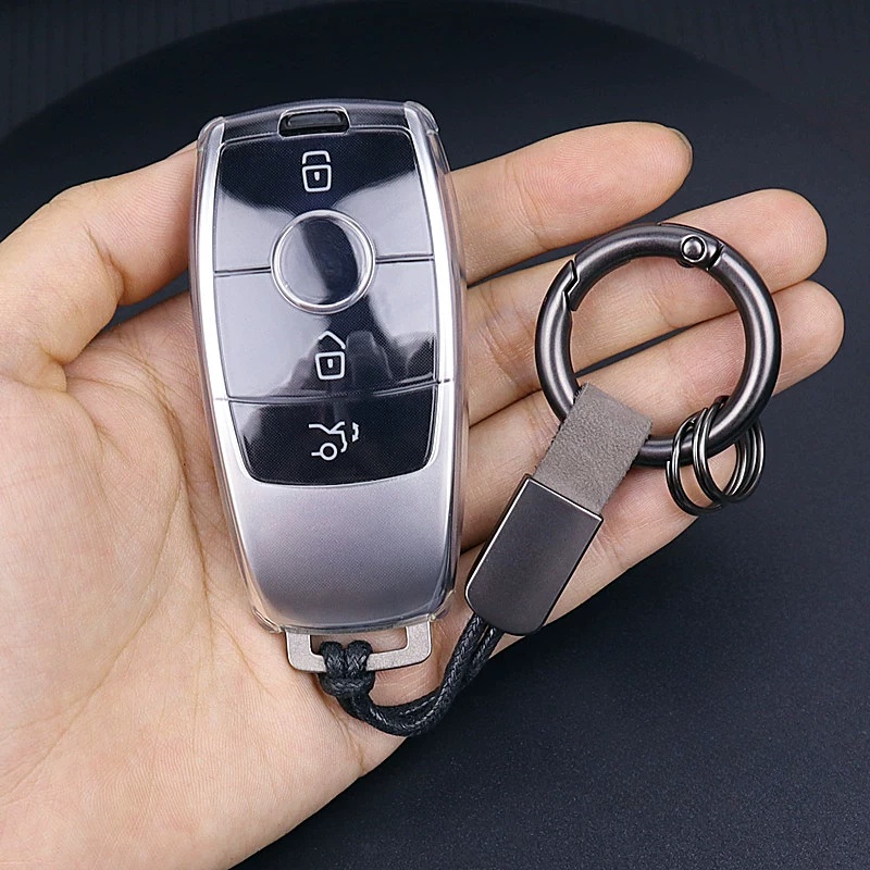 Mềm Vỏ Bọc Chìa Khóa Điều Khiển Từ Xa Cho mercedes benz a c e s class glc cle Gl gls w177 w205 w213 w222 x167 amg