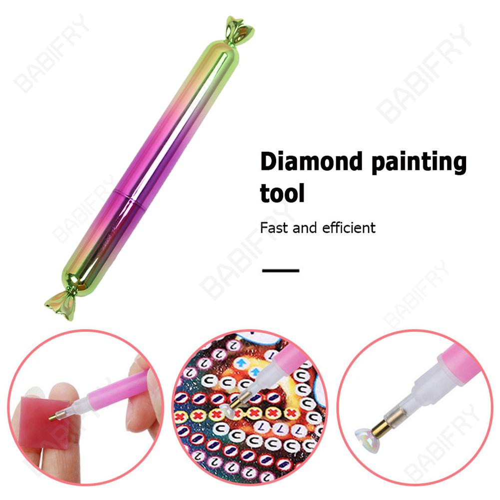 Bút Đính Đá 5d Hình Viên Kẹo Dùng Trang Trí Móng Tay Nghệ Thuật diy