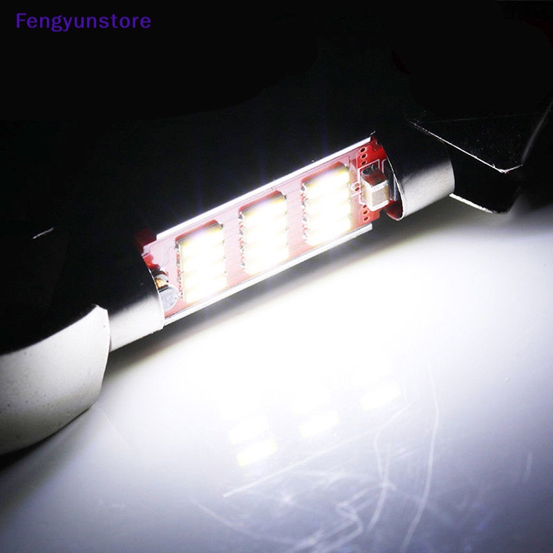 Set 2 Bóng Đèn led 31mm 4014 12smd c5w Cho Nội Thất Xe Ô Tô vn
