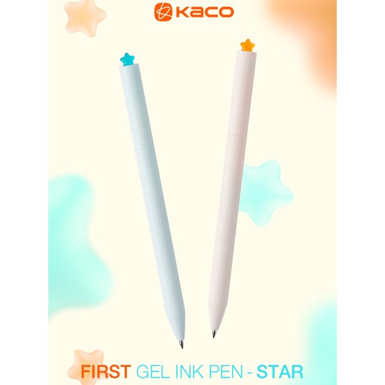Kaco Bút Mực gel Ngòi 0.5mm Mực Đen Kiểu Ngôi Sao Sáng Tạo