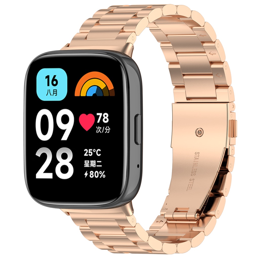 Dây Đeo Inox Cho Đồng Hồ Thông Minh redmi watch 3 active