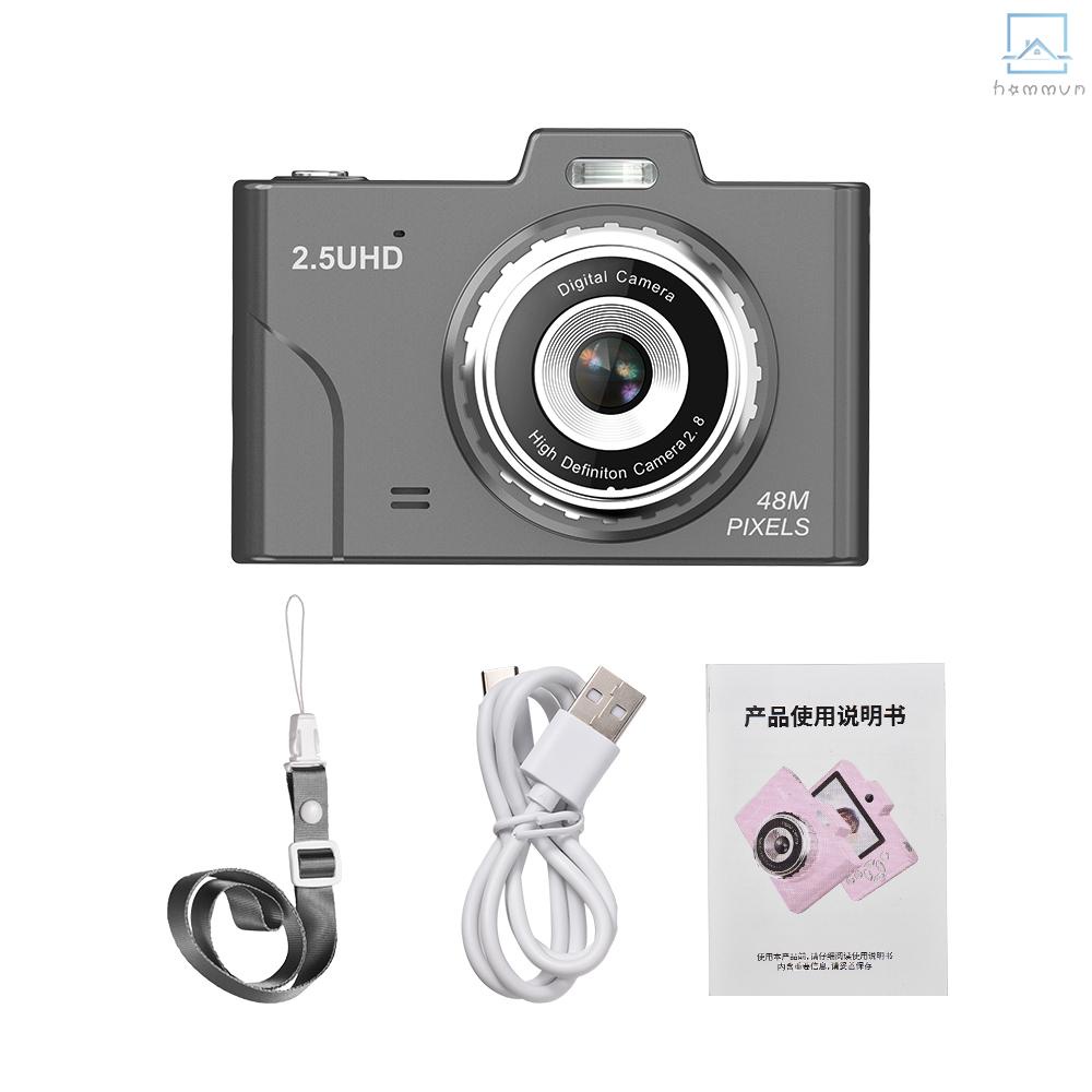 Camera mini 1080p 48mp 8X Hỗ Trợ Thẻ Nhớ tf 32gb tf Màn Hình 2.8-inch tft Cho Bé