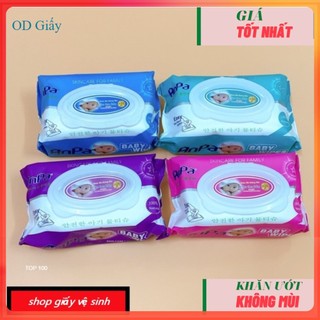 Khăn giấy ướt Anpa 180gr khăn ướt baby không mùi