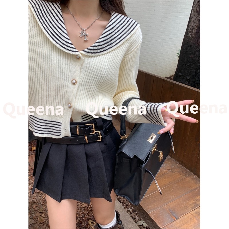 Queena Áo Len áo khoác cardigan Cổ điển Popular Comfortable Trendy WMY2390O0U37Z230915