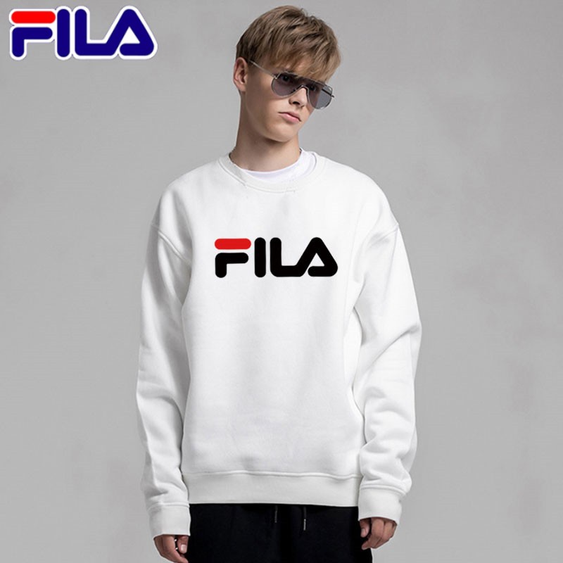Áo sweater Cặp fila Chính Hãng 100% Phong Cách retro Mỹ Mùa Thu 2023