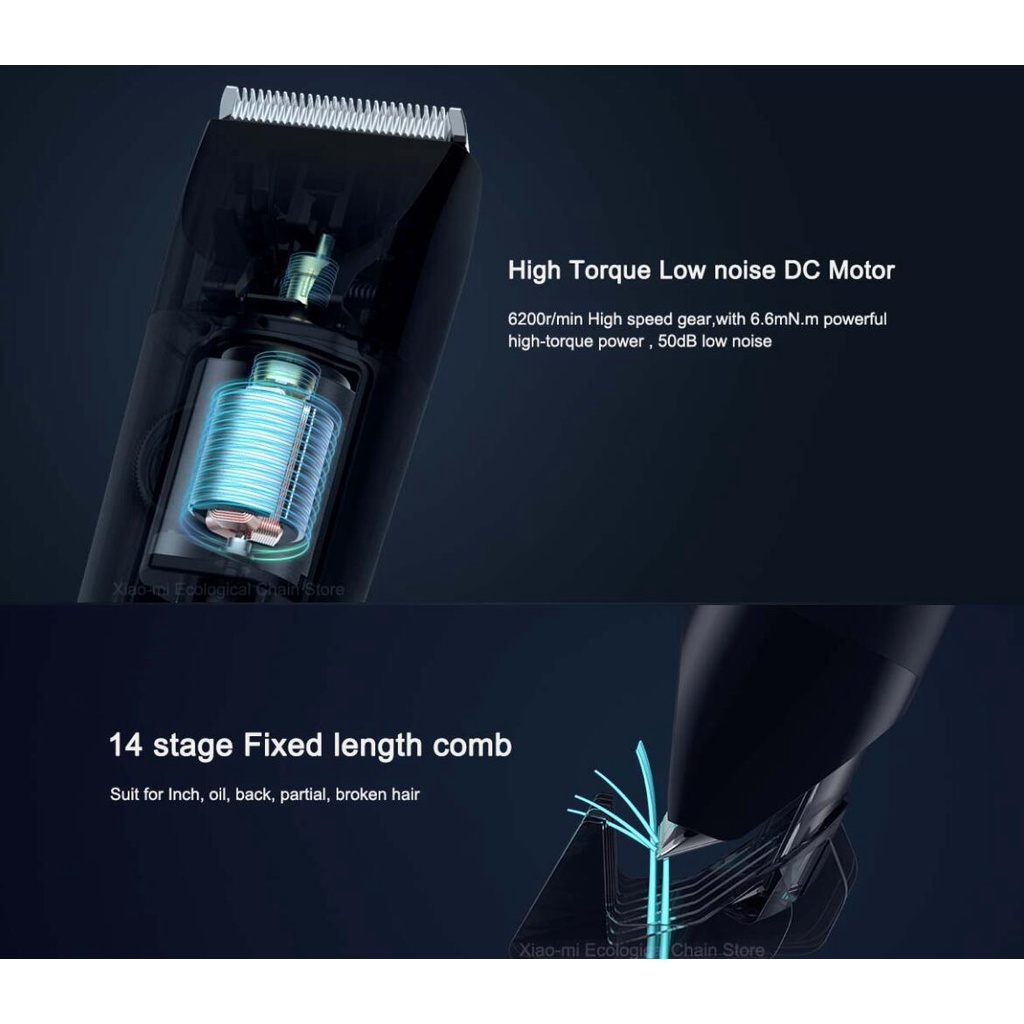 Tông đơ Xiaomi Mijia LFQ02KL pin sạc tiện lợi - Minh Tín Shop