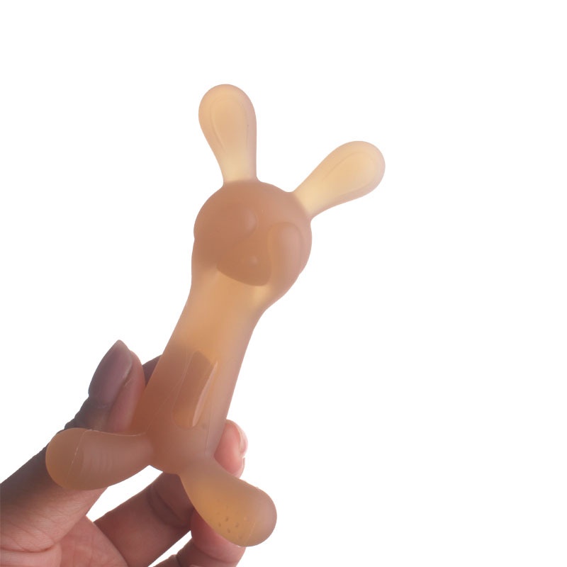 Gối Ôm Hình Tai Thỏ Bằng silicone Mềm Mại Cho Bé