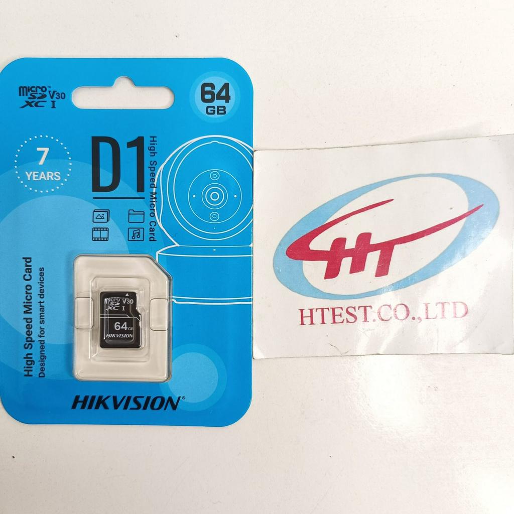 Thẻ Nhớ MicroSD D1 64GB Hikvision Bảo Hành 5 NĂM - Hàng chính hãng