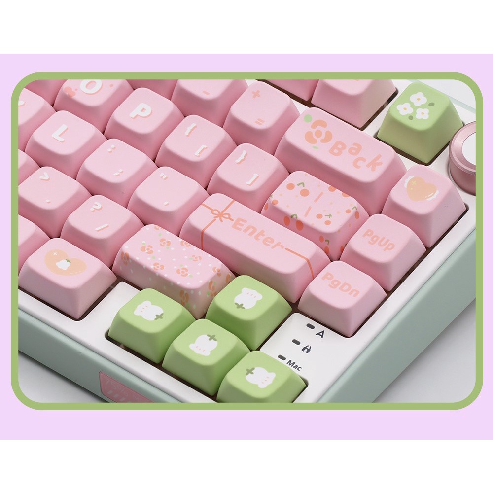 Bộ Vỏ Bàn Phím Cơ 138 / 158 Phím Hình Hoa lily of the valleykey