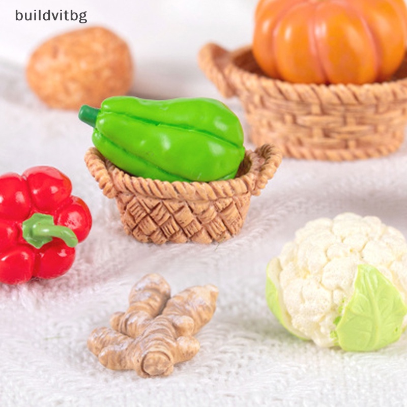 Set 5 Mô Hình Trái Cây Giả Trang Trí Tiểu Cảnh diy vitbg