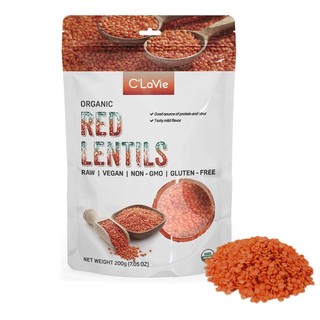 [BÁN SỈ]Đậu lăng đỏ tách vỏ hữu cơ C'LaVie 200g