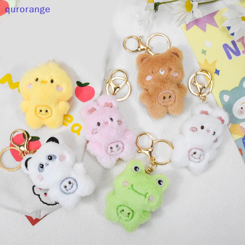 Móc Khóa Hình Thú Nhồi Bông Dễ Thương Có Âm Thanh