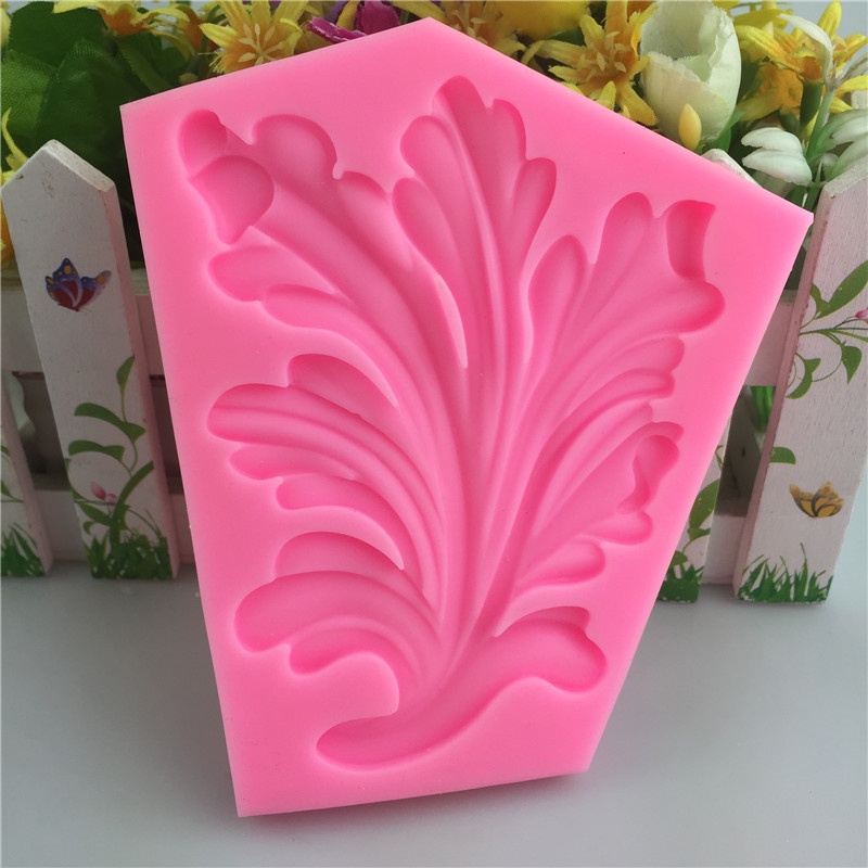 Khuôn Làm Xà Phòng handmade Bằng silicone Hình Chiếc Lá