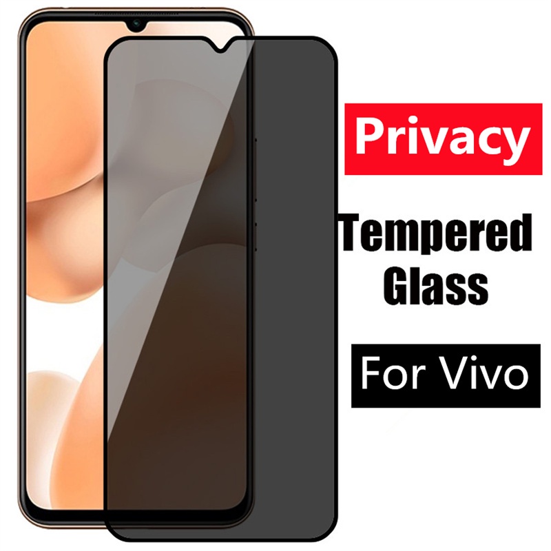 Kính Cường Lực Bảo Vệ Màn Hình Chống Nhìn Trộm Cho vivo y93 y95 y97 y52 y72 5g z1 z3 z5 z5i z5x z6 nex 2