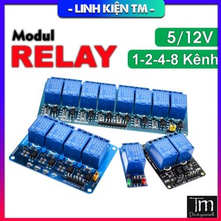 Modul Relay Cách Ly Opto 5V-12V Loại Xanh