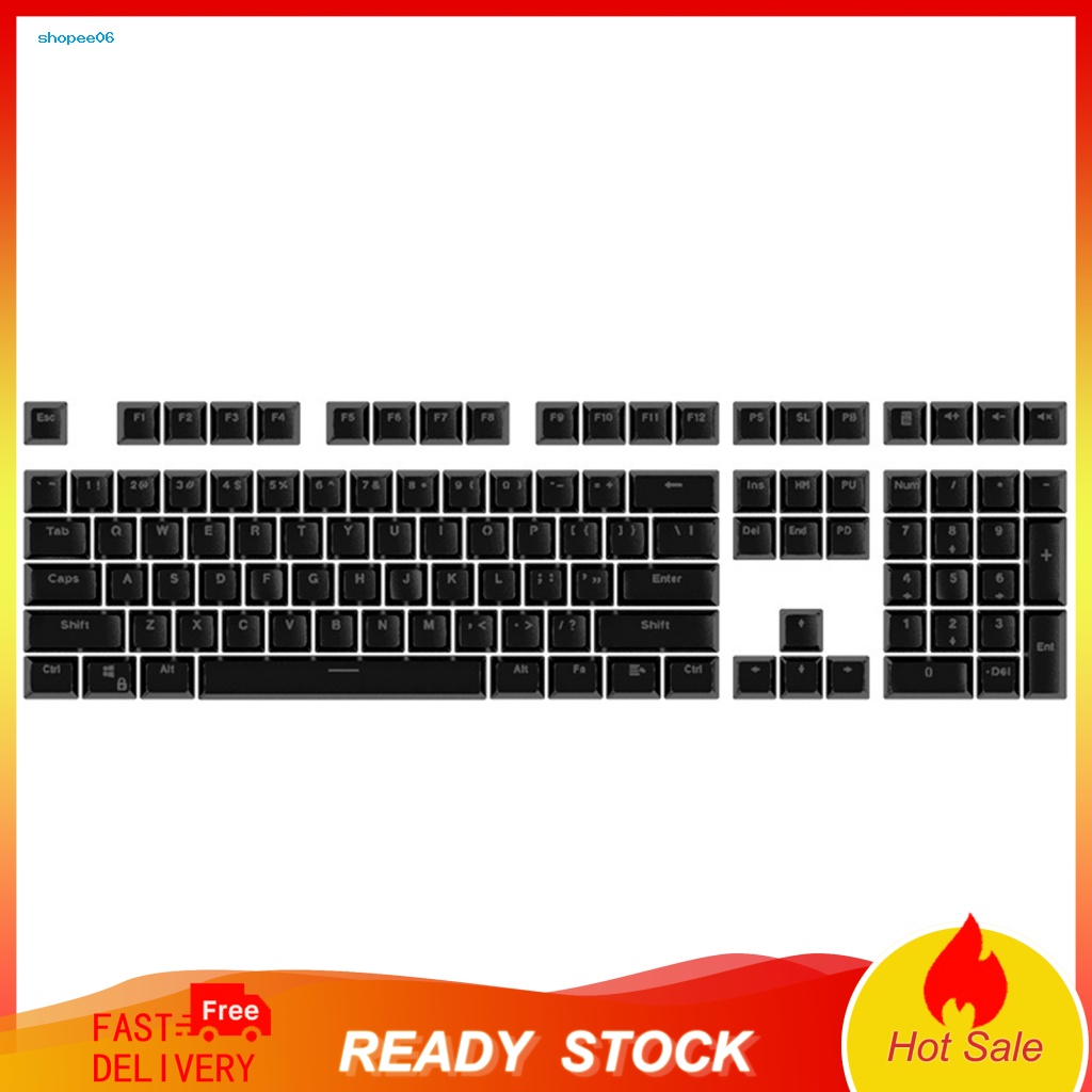 Bộ 108 Phụ Kiện Phím Cơ Bằng abs Màu Trơn