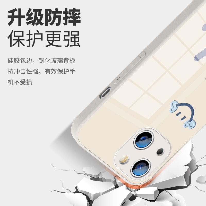 Ốp Điện Thoại In Hình Mặt Cười Đơn Giản Cho iphone 1413promax 12 Mini 11 7 8plus xsmax