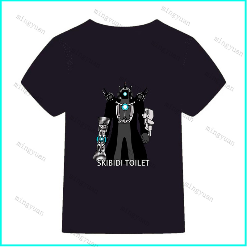 Áo Thun Unisex Tay Ngắn Dáng Rộng In Hình Mingyuan Titan Cameraman Mejorado Cho Thanh Thiếu Niên