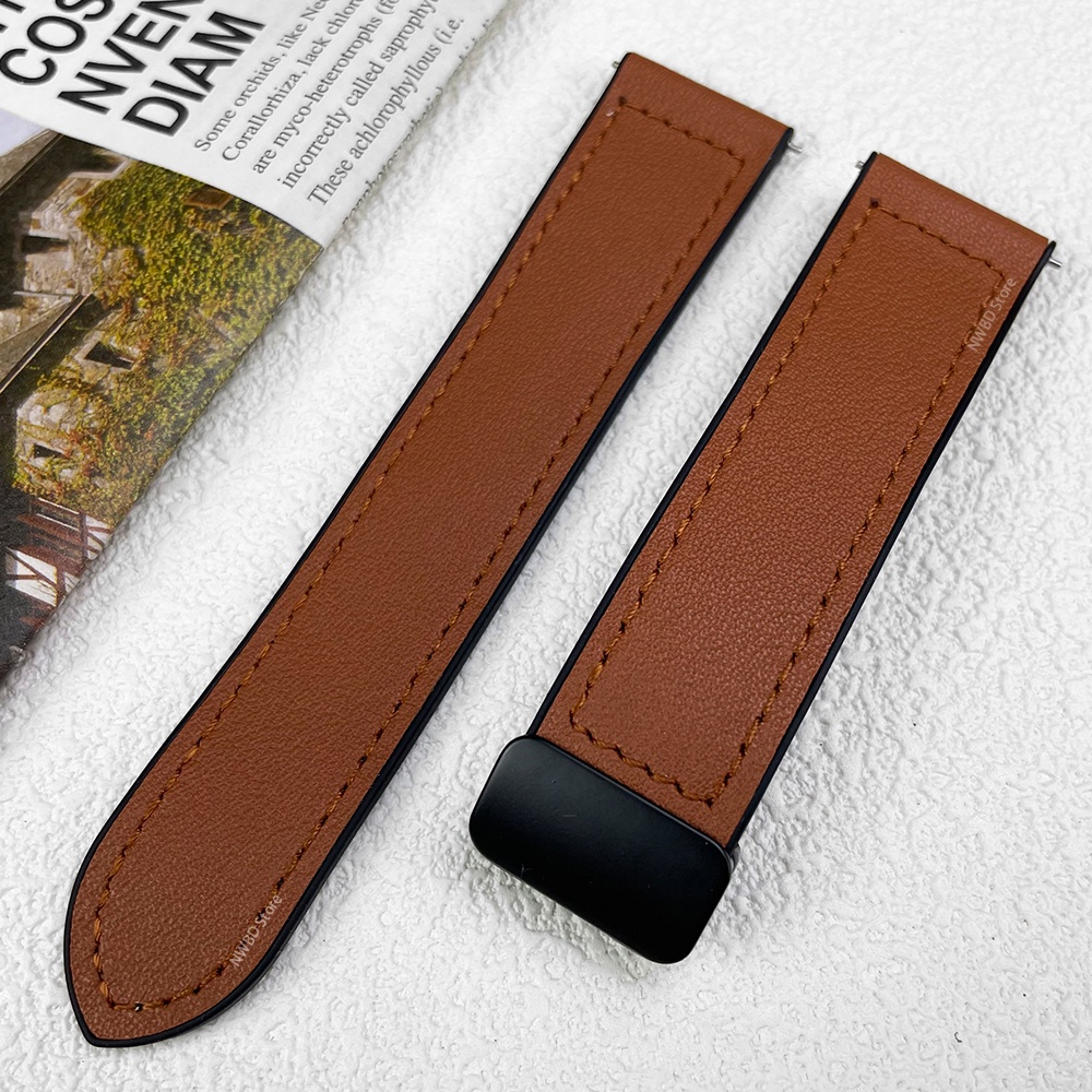 Dây Da Đồng Hồ Thông Minh 20 / 22mm Bằng Silicon Cho samsung galaxy watch6 5 4 40 44mm 5 pro 45mm 4 6 classic 42 43 46 47mm 20 / 22mm sam