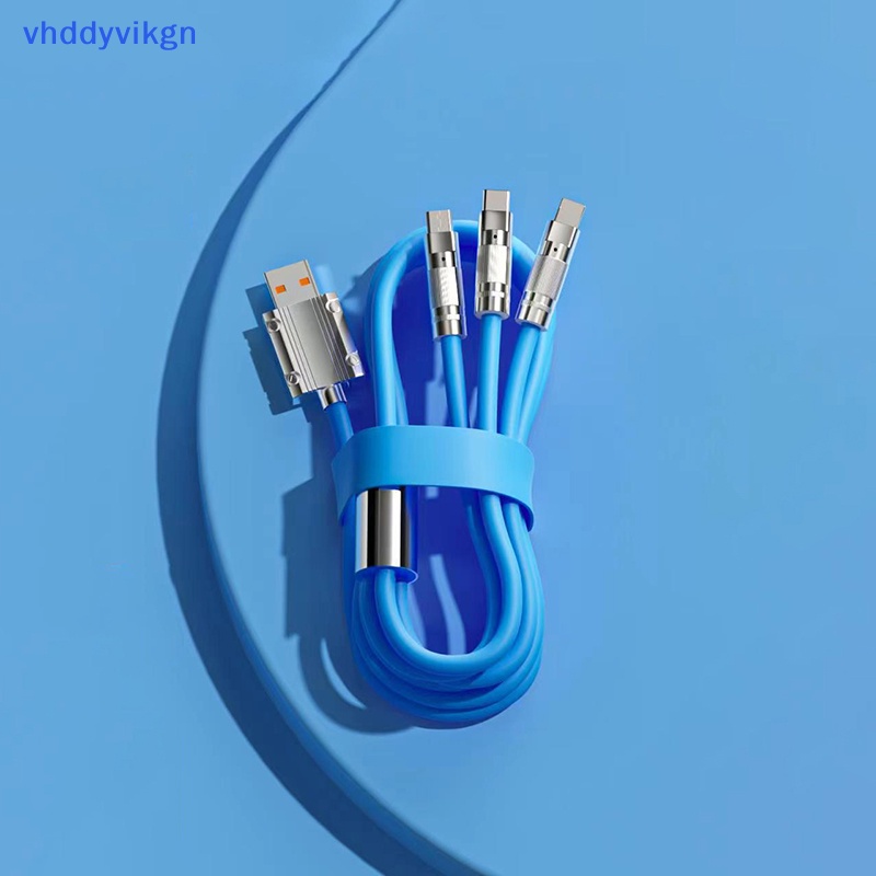Dây Cáp Sạc micro usb / type-c 100 / 120w 3 Trong 1 Dài 120cm Chuyên Dụng Cho xiaomi huawei samsung vn
