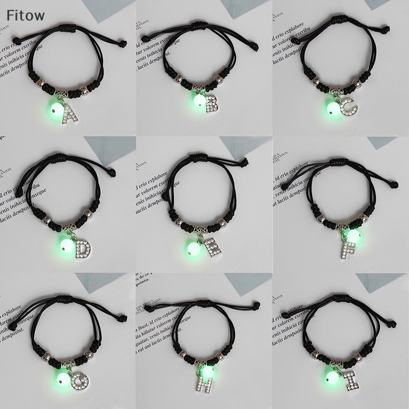 Ftw Vòng Tay Dây Xích Dạ Quang Chữ Cái Ath-z Phát Sáng Trong Bóng Tối Có Thể Điều Chỉnh Thời Trang Làm Quà Tặng Tình Bạn Cho Cặp Đôi Nam Nữ