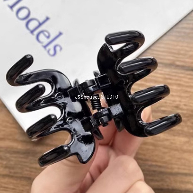 Kẹp Tóc Càng Cua Bằng acrylic Màu Sắc Tươi Sáng Phong Cách Hàn Quốc kf689 Dành Cho Bạn Nữ