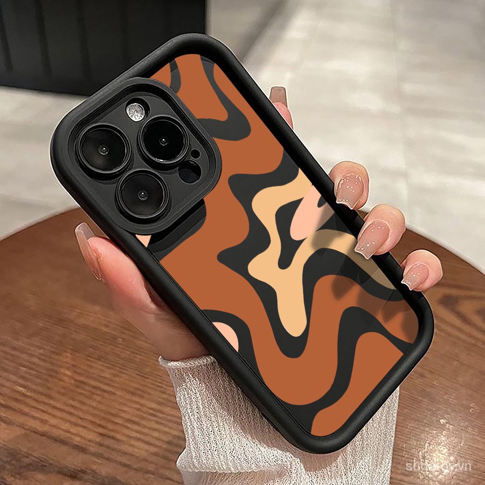 Ốp Điện Thoại Silicon Hình Gấu Nâu Cho iphone 12pro 13pro 14plus 15pro 7 8 12pro 13pro xs x 7plus 8plus xr 11promax 14promax 15prmax